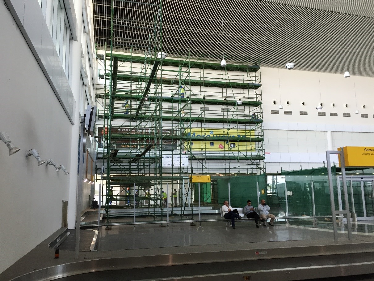 Sir Seretse Khama International Airport: Independent Scaffold